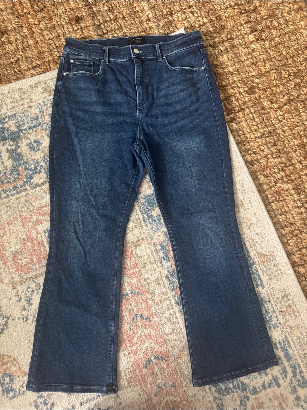 Ann Taylor Women's High Rise Boot Crop Jeans